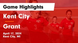 Kent City  vs Grant  Game Highlights - April 17, 2024