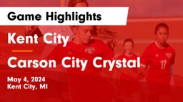 Kent City  vs Carson City Crystal  Game Highlights - May 4, 2024