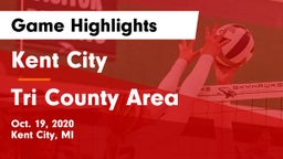 Kent City  vs Tri County Area  Game Highlights - Oct. 19, 2020