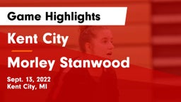 Kent City  vs Morley Stanwood  Game Highlights - Sept. 13, 2022