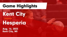 Kent City  vs Hesperia  Game Highlights - Aug. 16, 2023
