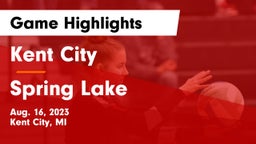 Kent City  vs Spring Lake  Game Highlights - Aug. 16, 2023