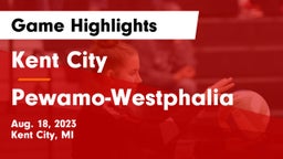 Kent City  vs Pewamo-Westphalia  Game Highlights - Aug. 18, 2023