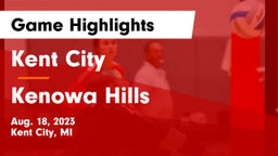 Kent City  vs Kenowa Hills  Game Highlights - Aug. 18, 2023