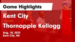 Kent City  vs Thornapple Kellogg  Game Highlights - Aug. 18, 2023