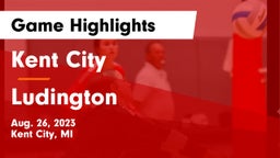 Kent City  vs Ludington  Game Highlights - Aug. 26, 2023