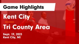 Kent City  vs Tri County Area  Game Highlights - Sept. 19, 2023