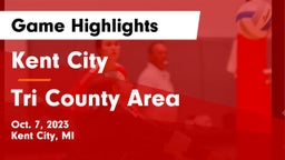 Kent City  vs Tri County Area  Game Highlights - Oct. 7, 2023