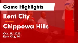 Kent City  vs Chippewa Hills  Game Highlights - Oct. 10, 2023
