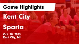 Kent City  vs Sparta  Game Highlights - Oct. 28, 2023