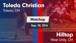 Matchup: Toledo Christian vs. Hilltop  2016