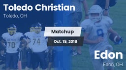 Matchup: Toledo Christian vs. Edon  2018