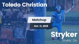 Matchup: Toledo Christian vs. Stryker  2019