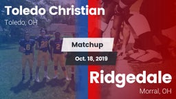 Matchup: Toledo Christian vs. Ridgedale  2019