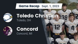 Recap: Toledo Christian  vs. Concord  2023