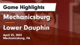 Mechanicsburg  vs Lower Dauphin  Game Highlights - April 25, 2023