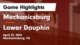 Mechanicsburg  vs Lower Dauphin  Game Highlights - April 23, 2024