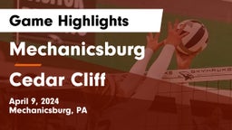 Mechanicsburg  vs Cedar Cliff  Game Highlights - April 9, 2024