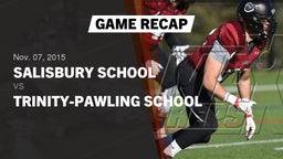 Recap: Salisbury School  vs. Trinity-Pawling School 2015