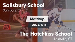 Matchup: Salisbury School vs. The Hotchkiss School 2016