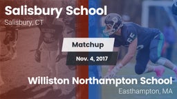 Matchup: Salisbury School vs. Williston Northampton School 2017