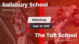 Matchup: Salisbury School vs. The Taft School 2018