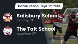 Recap: Salisbury School  vs. The Taft School 2018
