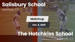 Matchup: Salisbury School vs. The Hotchkiss School 2018