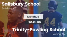 Matchup: Salisbury School vs. Trinity-Pawling School 2018