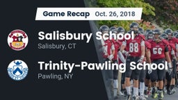 Recap: Salisbury School  vs. Trinity-Pawling School 2018