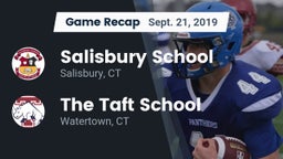 Recap: Salisbury School  vs. The Taft School 2019