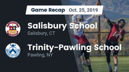Recap: Salisbury School  vs. Trinity-Pawling School 2019