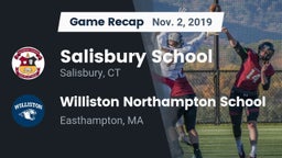 Recap: Salisbury School  vs. Williston Northampton School 2019