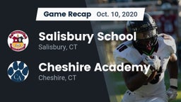 Recap: Salisbury School  vs. Cheshire Academy  2020