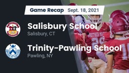 Recap: Salisbury School vs. Trinity-Pawling School 2021