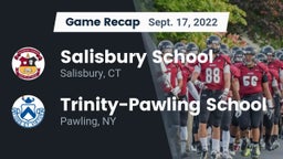 Recap: Salisbury School vs. Trinity-Pawling School 2022