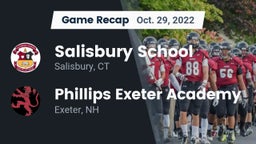 Recap: Salisbury School vs. Phillips Exeter Academy  2022