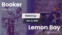 Matchup: Booker vs. Lemon Bay  2016