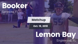 Matchup: Booker vs. Lemon Bay  2018