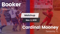 Matchup: Booker vs. Cardinal Mooney  2018