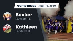 Recap: Booker  vs. Kathleen  2019