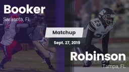 Matchup: Booker vs. Robinson  2019