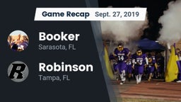 Recap: Booker  vs. Robinson  2019