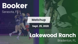 Matchup: Booker vs. Lakewood Ranch  2020