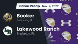 Recap: Booker  vs. Lakewood Ranch  2022
