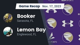Recap: Booker  vs. Lemon Bay  2023