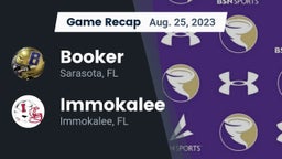 Recap: Booker  vs. Immokalee  2023