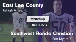 Matchup: East Lee County vs. Southwest Florida Christian  2016