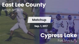 Matchup: East Lee County vs. Cypress Lake  2017