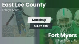 Matchup: East Lee County vs. Fort Myers  2017